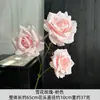 3 Rosas de Floco de Neve Artificiais para Decoração de Casamento, Montagem de Festas e Arranjos Florais, Atacado do Fabricante