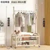 Perchero simple de estilo nórdico para uso en interiores en el dormitorio, engrosado y reforzado, móvil, de pie, perchero vertical