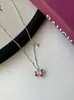 Colar Pingente Dachshund Cor Gotejamento de Óleo Design Sense Feminino Fofo Divertido Fofo Exquisito Moda Corrente de Pescoço Versátil Corrente de Clavícula