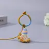 Colgante de Borla de Nudo de Diamante Colorido, Llavero de Borla Estilo Antiguo, Accesorio de Joyería Colgante Hecho a Mano DIY Estilo Étnico