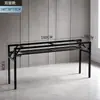 Estrutura de Mesa Dobrável, Suporte de Mesa Longa, Estrutura de Ferro de Camada Dupla/Camada Única, Pernas de Mesa, Pernas de Estrutura de Mesa Dobrável em Ferro Artístico com Travessas