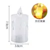 Lámpara de Velas LED sin Llama tipo Velita de Té Operada por Batería Luz Ambiental Realista Parpadeante - Modelo 737076166388