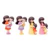 Micro paisagem Figura criativa Dia das Mães boneca DIY decoração para assar bolos acessórios pequenos ornamentos de mesa