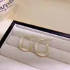 Pendientes de Tornillo Retorcidos Esmaltados con Goteo de Aceite Estilo Coreano Chapados en Oro Cobre para Mujer, Nuevos Pendientes de Botón de Moda Trendy de Lujo Ligero de Nicho con Temperamento
