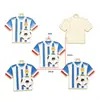 Chaveiro Pingente de Liga Metálica DIY com Gotejamento de Óleo Copa do Mundo Esportiva Futebol Pingente de Emblema Comemorativo W538
