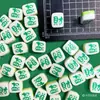 Mini Mahjong de Dibujos Animados Accesorios Hechos a Mano DIY Pegamento de Crema Resina Piezas Pequeñas Materiales para Uñas Venta al por Mayor