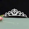 Diadema de Princesa Amor con Pedrería Corona Mágica Corona Elsa Accesorios para el Cabello Brillantes para Cumpleaños y Actuaciones Escénicas de Niñas