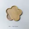 Bandeja para botellas de condimentos, bandeja de bambú japonesa, plato de inserción para aperitivos, plato de melón y fruta, posavasos de mosaico DIY, suministro directo de fábrica