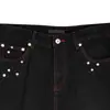Jeans Americano de Alta Rua Outono com Bordado de Estrela Design Sense para Homens e Mulheres Solto Casual Perna Larga Versátil Saber Calças