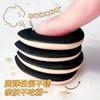 Ming Xizhi Borla de Dedo para Polvo Corrector Cushion de Aire Pulgar Mini Pequeña Borla de Polvo Súper Suave Sin Polvo Doble Uso Seco y Húmedo Mujeres Transfronterizo