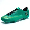 Zapatos de Fútbol 2040 Parte Superior Baja Cuero Niños Adolescentes Estudiantes Adultos Hombres y Mujeres Tacos Uñas Rotas Suela Plana Entrenamiento