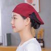 Gorra de trabajo de catering, anticaída y a prueba de humo, para hombres y mujeres, gorra de chef de cocina de restaurante, gorra de chef de camarero Bailey