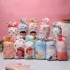 Bolsa de Regalo Infantil de Año Nuevo, Bolsa con Cordón para Empaque de Snacks, Bolsa con Cordón de Cinta, Bolsa para Galletas y Dulces, Bolsa de Regalo de Cumpleaños