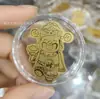 Adesivo de Telefone de Ouro Puro 999 para Riqueza Instantânea, com Adesivo Traseiro, Adesivo de Ouro 2mg, Presente Promocional para Lojas de Ouro em Transmissão ao Vivo