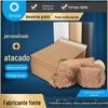 Rolo de Papel de Embrulho Preenchido com Papel Colmeia Embalagem Biodegradável Envelope Pressionado Ecológico Embalagem de Papel Kraft Papel Colmeia
