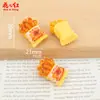 Tiras de Frango Picante Desossadas Acessórios de Resina DIY para Artesanato, Pingentes de Presilha com Gotejamento de Óleo, Chaveiros, Capas de Celular