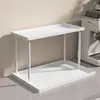 Organizador de Armazenamento de Copos Camada Dupla Rack para Xícaras de Café de Mesa Doméstica Xícara de Chá Conjunto de Chá Copo de Água Rack de Armazenamento de Lanches