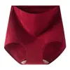 Calcinhas femininas de algodão puro de cintura alta, design simples em jacquard, respiráveis e antibacterianas, forro 100% algodão, controle de barriga, cuecas estilo triângulo respiráveis e confortáveis