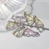 Nuevas Alas de Mariposa Cuentas de Vidrio Accesorios DIY Pasador Pendientes Pulsera Collar Accesorios de Joyería Materiales Al Por Mayor