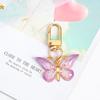 Gradiente Fantasma Borboleta Pingente Chaveiro Pingente Personalizado Criativo Escola Bag Fone de Ouvido Bag Decorativo Pendurado Presente Simples