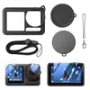 Capa Protetora de Silicone DJI Action5pro Filme Temperado Filme para Lente Estojo Protetor Bolsa de Armazenamento Transfronteiriço