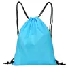 Mochilas Impermeables Deportivas con Cordón Hechas a Medida para Hombres y Mujeres Mochilas para Estudiantes Bolsa para Clase de Entrenamiento con Cordón y Logo Impreso