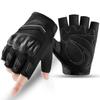 Guantes de Montañismo para Deportes al Aire Libre para Hombre de Medio Dedo Antideslizantes y Anticolisión Softshell Tácticos para Entrenamiento y Ciclismo Guantes de Dedo Largo