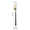 304 aço inoxidável louça ouro preto Knight luz luxo terno de presente quatro peças conjunto hotel Western steak faca garfo colher