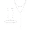 Accesorios nuevos europeos y americanos transfronterizos de Amazon, gargantilla simple multicapa de diseño nicho, collar moderno y elegante para mujer