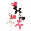 Llavero Perro Soplando Ins Original Llavero de Pareja Nicho Colgante Personal para Bolsa Chica Oscura Genial Accesorios Colgantes para Bolsas