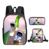 Nova Chegada Mochila Robô Cósmico Astro Bot Conjunto de Três Peças Mochila Infantil para Escola Primária Estojo