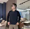 Sudadera Básica Informal de Manga Larga Moda Otoño 2025 Camiseta de Manga Raglán Tendencia Marca Ins para Hombre