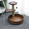 Nido para Gatos, Tabla Rascadora Cálida de Invierno para Gatos, Nido para Gatos, Marco Vertical de Sisal Resistente al Desgaste y que No Suelta Pelo para Trepar Gatos, Juguetes y Suministros para Gatos