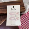 Accesorios para el Cabello de Niños Estilo Coreano Primavera y Verano Nuevos Lindos y Dulces Pinzas Laterales de Encaje con Flor para Bebé Que No Dañan el Cabello