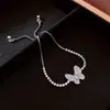 Pulsera Geométrica de Circonita de Lujo Ligero y Alta Gama para Mujer, Pulsera Transfronteriza de Moda y Versátil, Joyería para el Día de San Valentín Chino, Venta al por Mayor de Accesorios en Yiwu