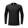 Top Esportivo Respirável para Corrida com Manga Longa, Camiseta Marathon de Secagem Rápida com Gola Redonda para Homens, Fonte de Fornecimento Exclusiva para Exportação Transfronteiriça