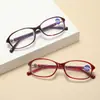 TikTok nuevas gafas de lectura para mujer anti luz azul moda elegantes gafas de lectura para madre espejo joven fabricantes al por mayor 1203