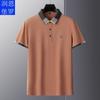Camisa polo Runenboro para hombre, color liso, cuello de solapa, bordado en cuello de computadora, transpirable, suministro para comercio electrónico para hombre, camiseta para hombre
