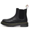 Botas Chelsea 2976 Transfronteiriças para Mulheres, Botas de Motociclista em Couro Macio Granulado, Botas Curtas de Couro Genuíno Europeias e Americanas, Sapatos de Couro de Tamanho Grande para Homens e Mulheres