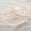 Calzones lindos de algodón puro 10A antibacterianos con entrepierna extendida para niñas, calzoncillos de estudiante de cintura media que cubren la cadera, Clase A