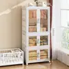 Guarda-roupa Doméstico Quarto Armário Simples de Armazenamento Organização de Roupas Guarda-roupa Bebê Armário de Armazenamento de Plástico Em Estoque Atacado