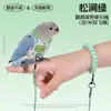 Bolsa para excrementos de loro con cuerda retráctil, transpirable y ligera, bolsa para excrementos pequeña con forma de sol, pañal de loro monje con estampado de peonías y correa a rayas de tigre