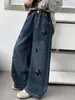 Pantalones de Mezclilla Nuevos de Otoño para Niñas Mayores, Jeans Modernos con Lazo para Niños, Elegantes y Versátiles