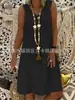 2026 Amazon Ebay Aliexpress Wish Verão Europeu e Americano Venda Quente Transfronteiriça Vestido Colete Sem Manga Decote V Moda Feminina
