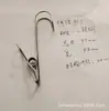 Nuevo clip de cola larga de acero inoxidable pinza para ropa pinza de resorte con clip de alambre de gancho clip de almacenamiento clip de cocina clip con forma