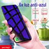 Adequado para Película de Vidro Temperado Roxo para Apple 16Promax Película Protetora de Vidro para Iphone11Max Luz Roxa Anti-Luz Azul