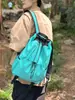 Mochila con Cordón Versátil de Gran Capacidad Casual Transfronteriza Nueva 2025 Mochila de Viaje Bolsa Escolar para Estudiantes Comercio Exterior