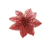 Decoración navideña regalo 15cm flor de Navidad simulación girasol adornos para árbol de Navidad accesorios DIY