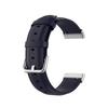 Pulseira de Couro Cauda Redonda para Fitbit Versa3/Sense2 Sense/Versa4 Pulseira de Couro de Cor Sólida