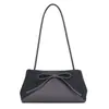 Bolso de hombro con lazo de nuevo diseño, bolso cruzado moderno y a la moda, bolso cuadrado pequeño simple casual de color liso
